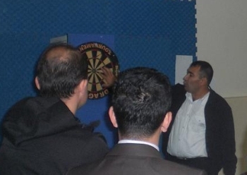 Mamak'ta Öğretmenler Dart Turnuvası Yapıldı